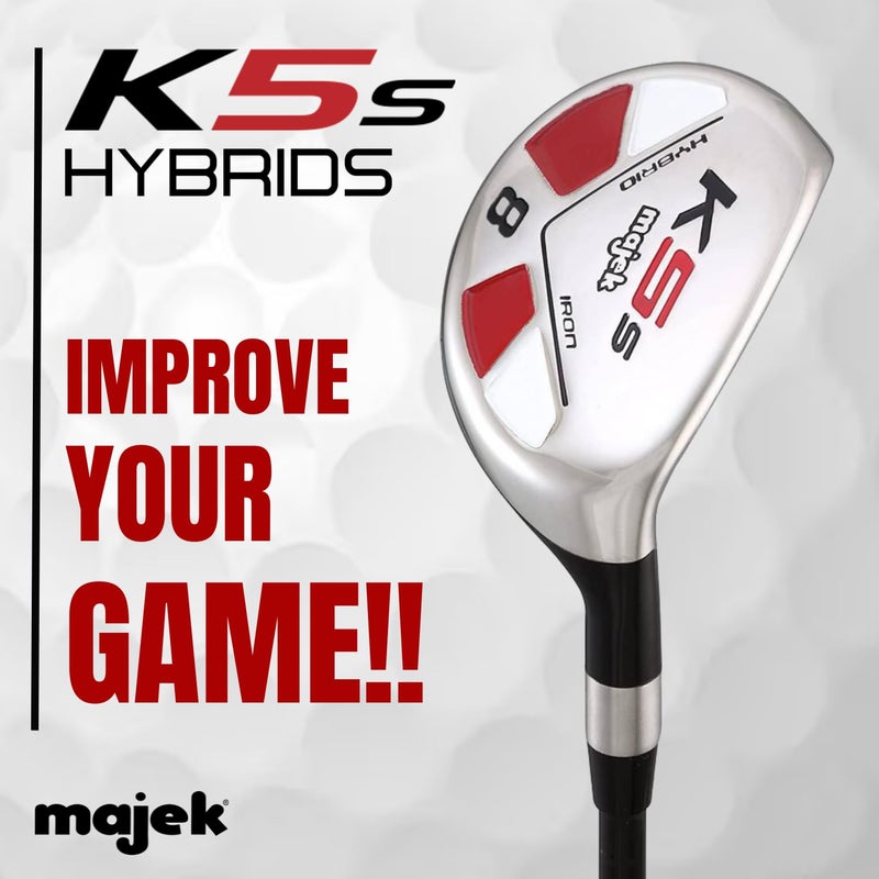 Majek Womenâ€™s Majek Golf All Ladies Hybrid #8: Lady Flex Right Handed New Utility â€œLâ€ Flex Club - Image 1